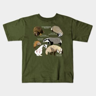 Badgers Meles Genus Poster Kids T-Shirt